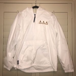 Charles River Pullover Tri Delta Rain Jacket wHood
